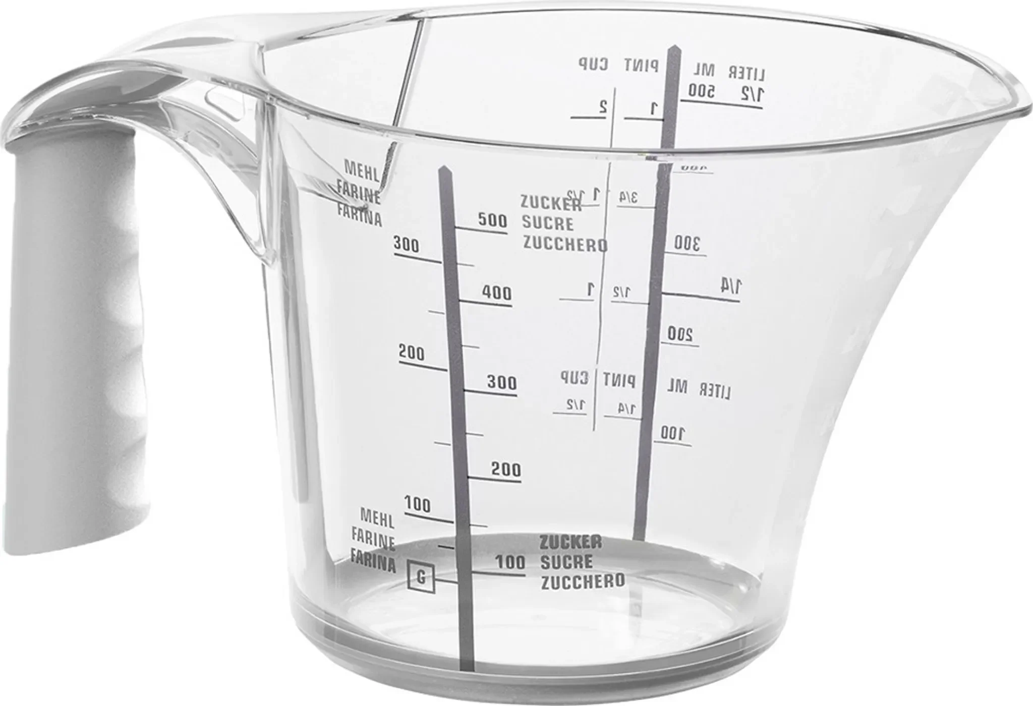 Messbecher 0,6 l – LOFT, Weiß