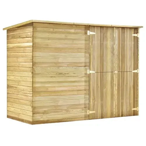 vidaXL Gerätehaus Garten 232 x 110 x 170 cm Kiefernholz imprägniert