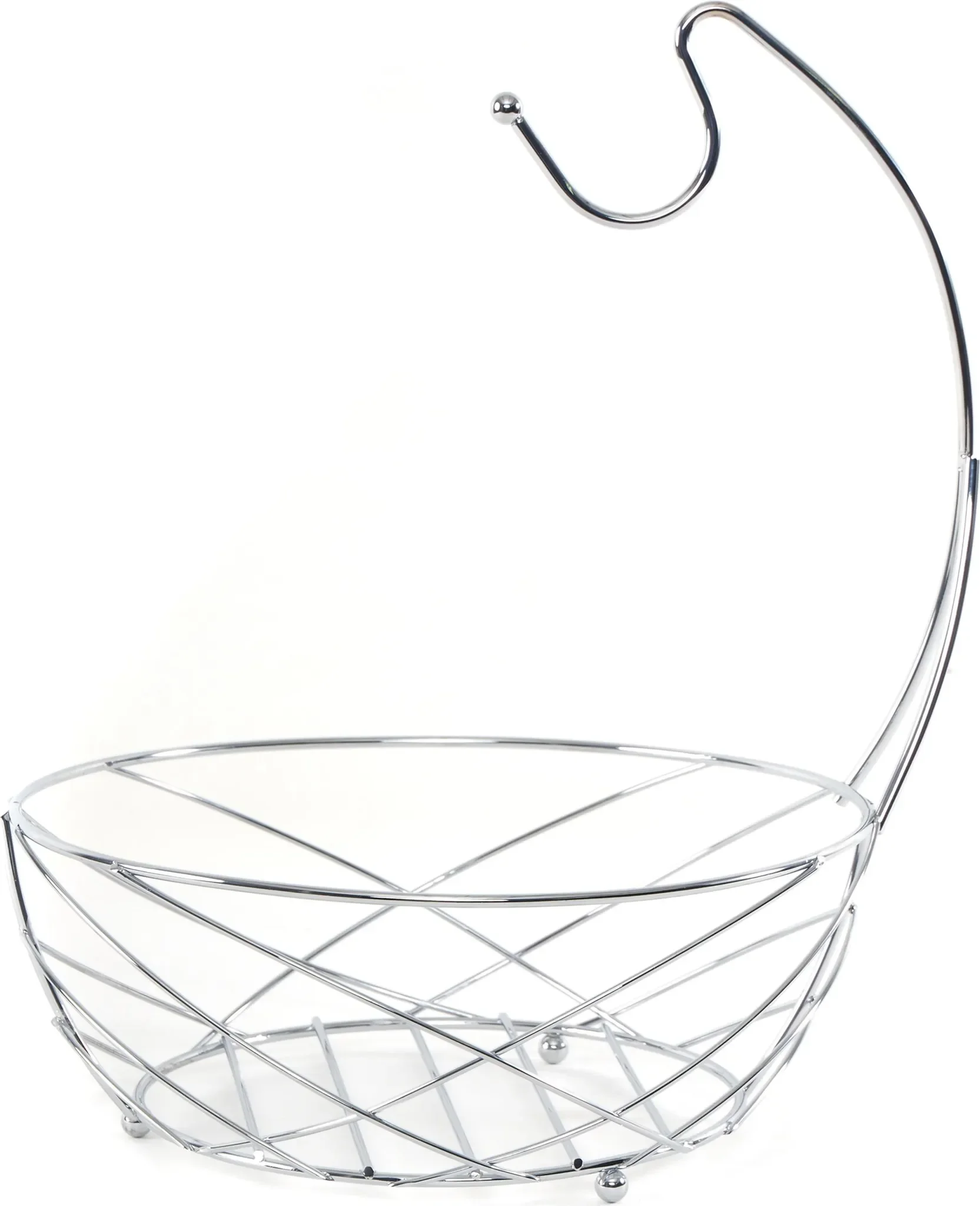 Metall-Obstkorb „Fresh“ – Ø 25 cm mit Bananenhaken