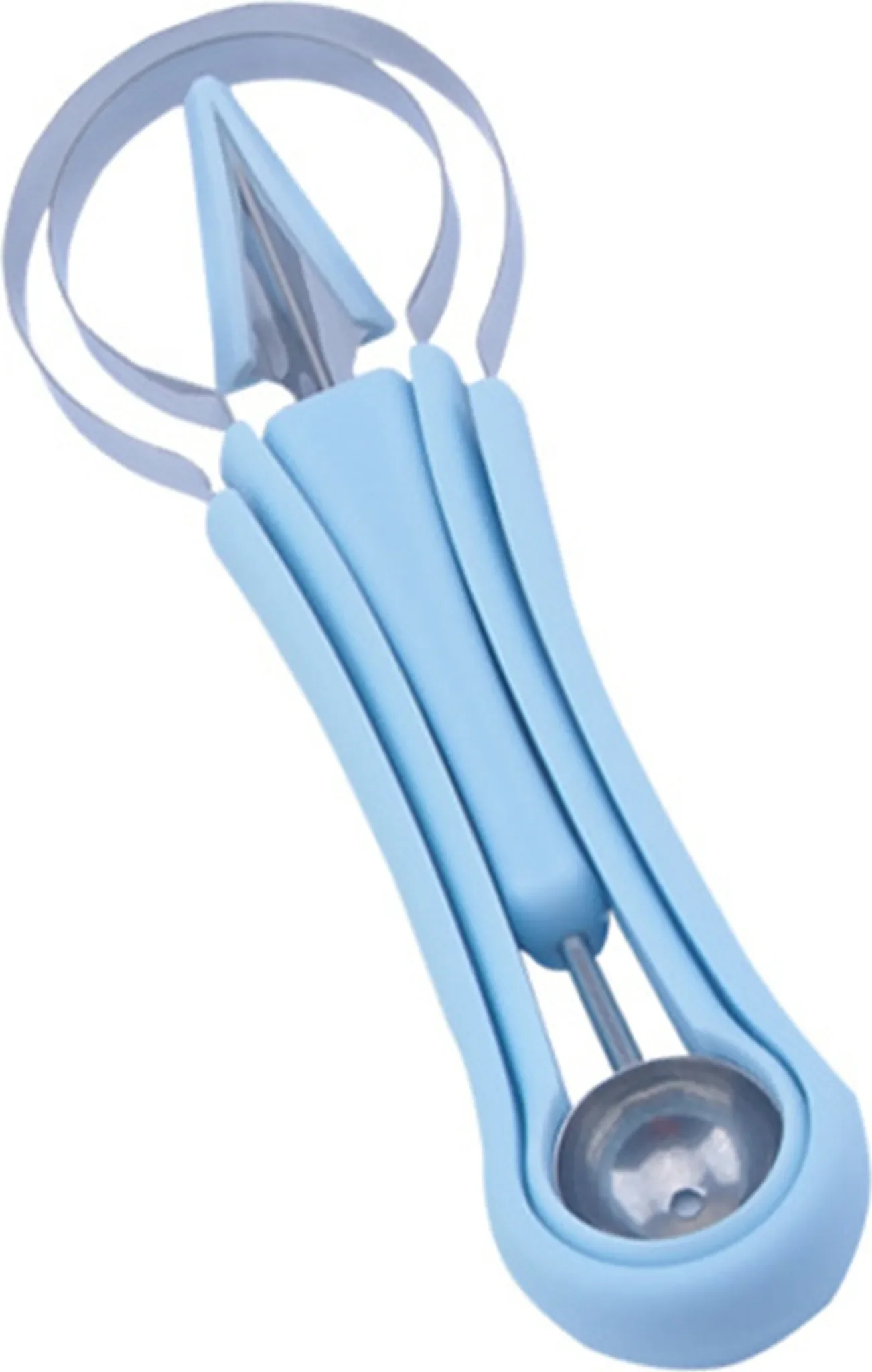 3-in-1 Frucht- & Melonenausstecher-Set aus Edelstahl