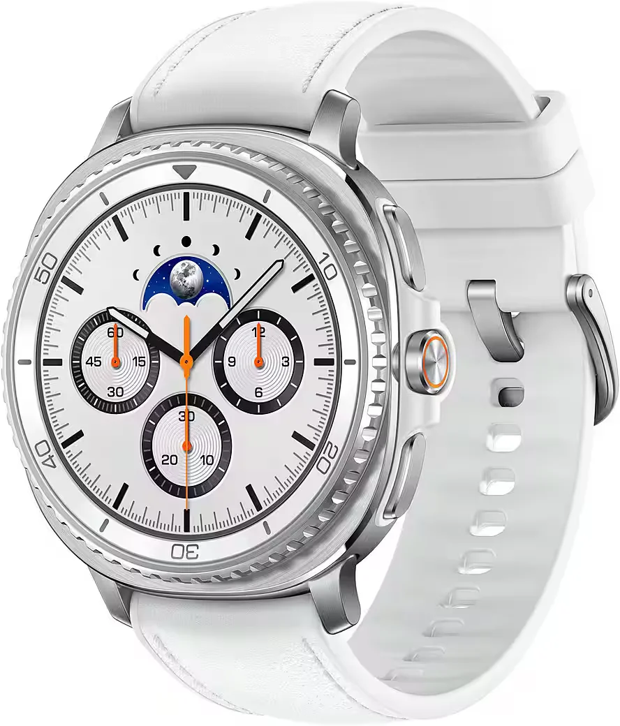 Galaxy Watch 8 Classic Smartwatch Armbanduhr Weiß ohne eSIM