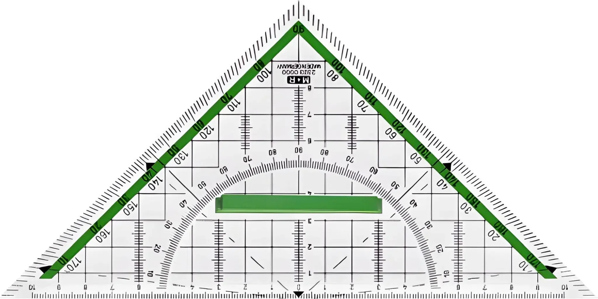 Geodreieck 22,5 cm – mit abnehmbarem Griff