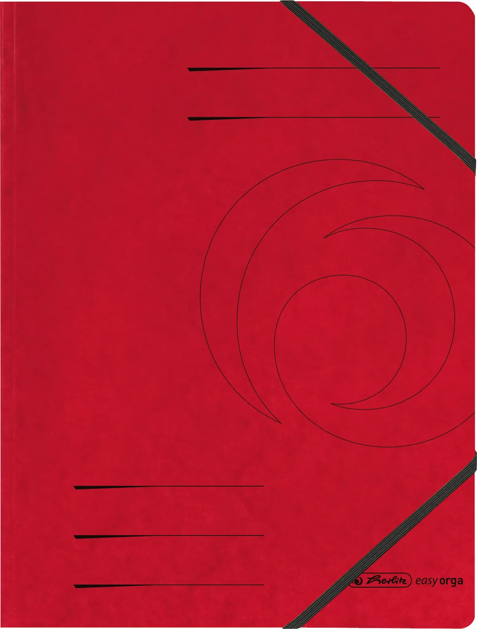 Eckspanner DIN A4 – easyorga, Karton, Rot