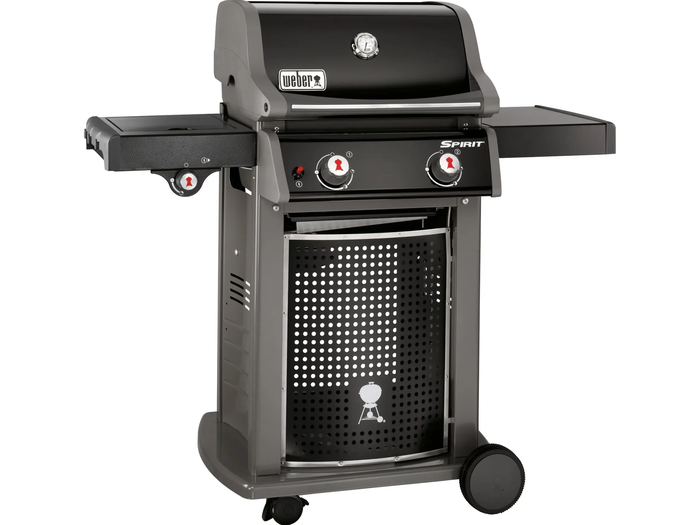 Weber Gasgrill Spirit E-220 Classic mit 2 Brennern und Seitenbrenner Schwarz